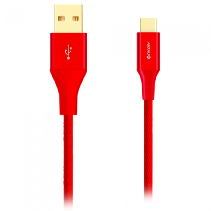 MAZER ALU.DURA.TEK USB-A TO USB-C CABLE 3.1A (2.0M)